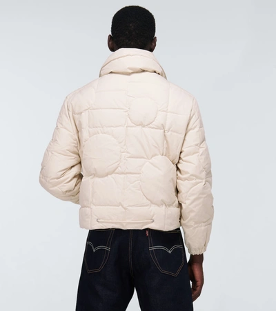 Shop Erl Bomber Jacket In White