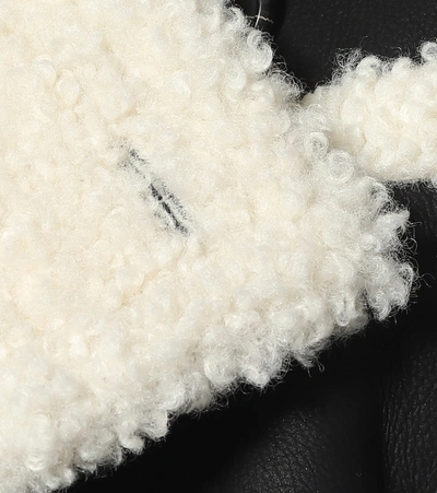 KRISTY人造羊毛皮夹克