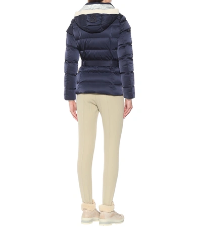 Shop Bogner Gisa Quilted Down Jacket In Blue