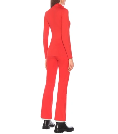 Shop Fusalp Gemini Iii Zipped Sweater In Red