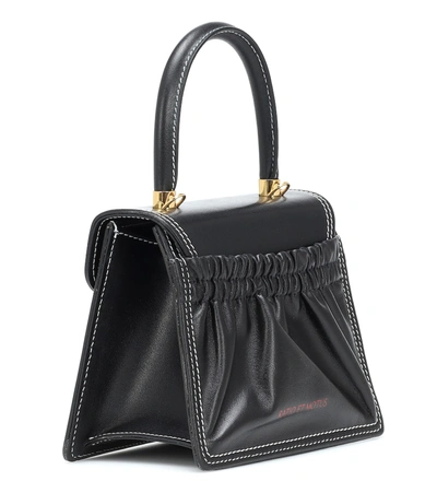 Shop Ratio Et Motus Lady 15 Leather Tote In Black