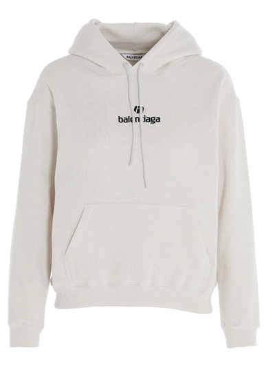 Shop Balenciaga Women's White Sweatshirt