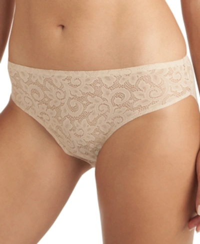 Shop Tc Fine Intimates Wonderful Edge Women's Stretch Lace Hipster In Cupid Nude