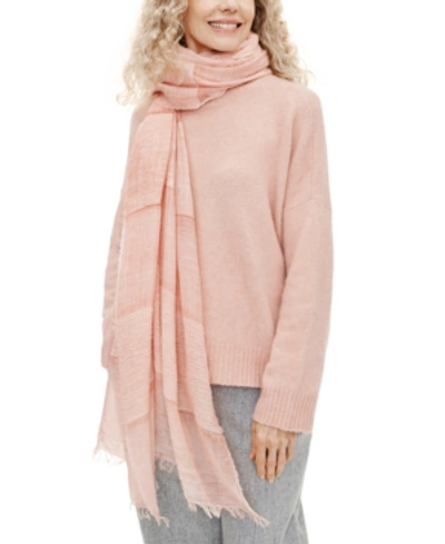 Shop Eileen Fisher Textured Scarf In Lt/paspink