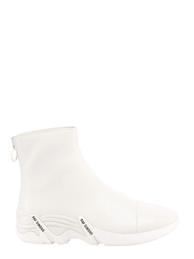 Shop Raf Simons Cyclon Ankle Boots In White