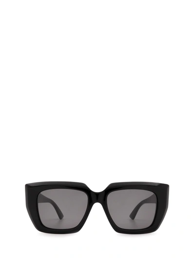 Shop Bottega Veneta Bv1030s Black Sunglasses