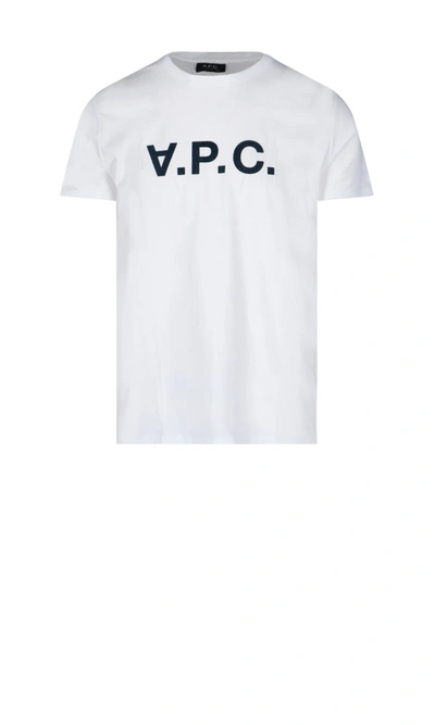 Shop A.p.c. T-shirt In Blue