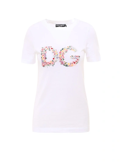 Shop Dolce & Gabbana T-shirt In White