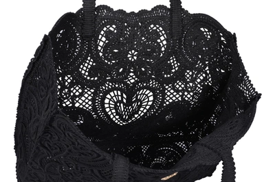 Shop Dolce & Gabbana Beatrice Shopping Bag In Black