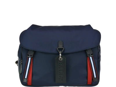 Shop Bally Catch Messenger In Navy