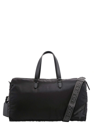 Shop Golden Goose Logo-patch Holdall In Black