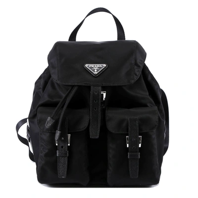 Shop Prada Backpack In Black