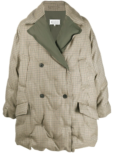 Shop Maison Margiela Glam Slam Padded Coat In Neutrals