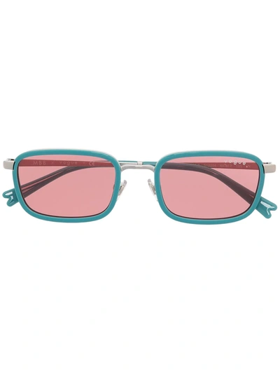 Shop Vogue Eyewear X Millie Bobby Brown Tinted Sunglasses In Blue