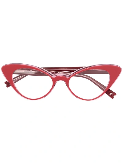Shop Vogue Eyewear X Millie Bobby Brown Optical Glasses In Red