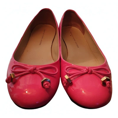 Pre-owned Marc By Marc Jacobs Pink Patent Leather Ballet Flats