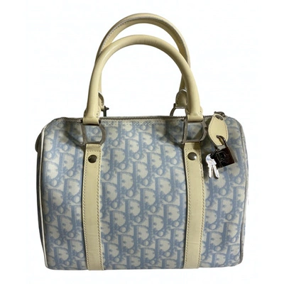Speedy cloth 48h bag Dior Blue in Cloth - 35027983