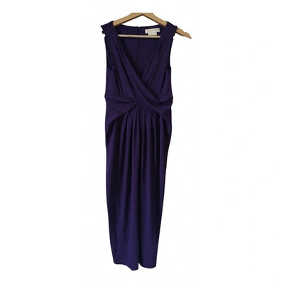 Pre-owned Michael Kors Mid-length Dress In Purple