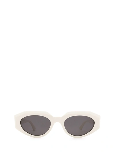 Shop Bottega Veneta Bv1031s Ivory Sunglasses