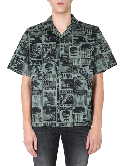 Shop Diesel S-rohad-b Shirt In Verde