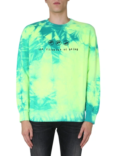 Shop Diesel S-biay-x10 Sweatshirt In Multicolor