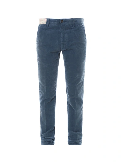 Shop Incotex Trouser In Blue