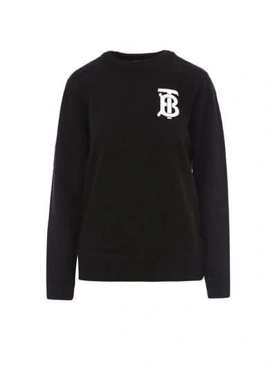 Shop Burberry Sweatshirt In Black