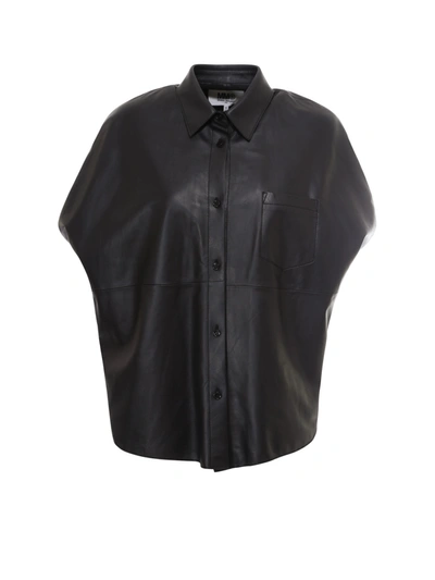Shop Mm6 Maison Margiela Shirt In Black