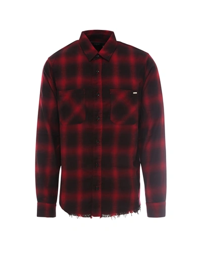 Shop Amiri Shirt In Red