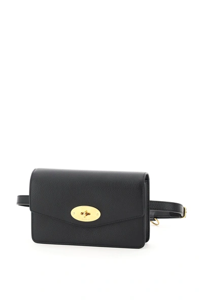 Shop Mulberry Small Darley Leather Belt Bag In Black (black)