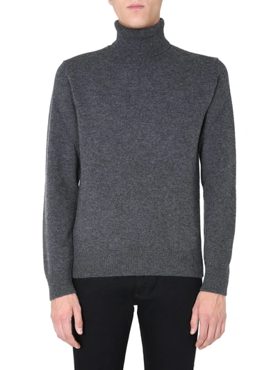 Shop Dolce & Gabbana Turtleneck Sweater In Grey