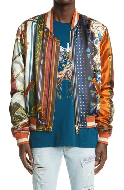 Shop Amiri Bomber Jacket In Multi-color