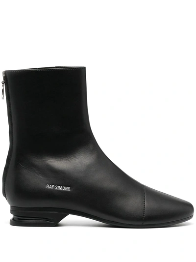 Shop Raf Simons 2001-2002 Ankle Boots In Black