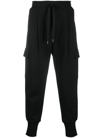 Shop Dolce & Gabbana Cargo Sweatpants In Black