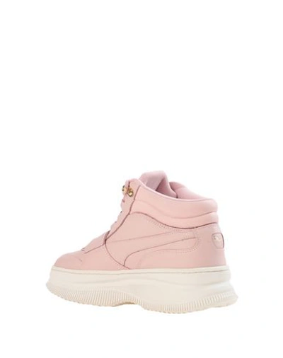Puma Deva Boot Wn's Woman Sneakers Pink Size 6.5 Leather In Pink