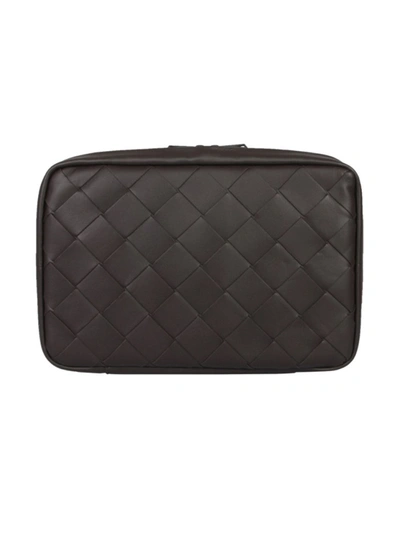 Shop Bottega Veneta Brown Leather Clutch