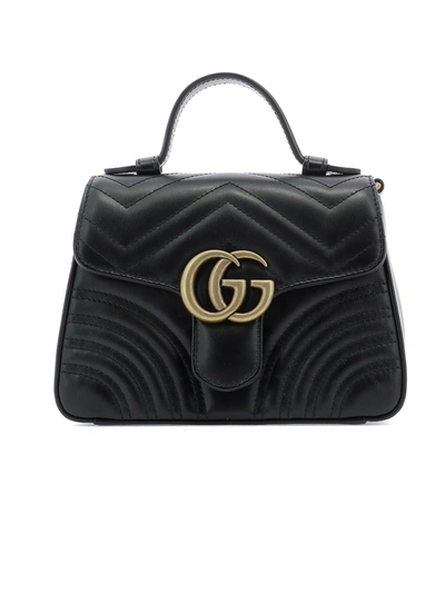 Shop Gucci Black Leather Handbag