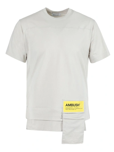 Shop Ambush New Waist Pocket T-shirt In Neutrals