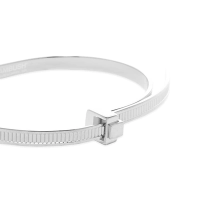 Shop Ambush Zip Tie Bracelet In Silver