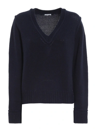 Shop P.a.r.o.s.h Wool Blend Sweater In Blue