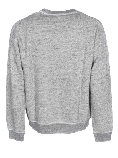 Shop Dsquared2 Sweatshirt In Melange Grey