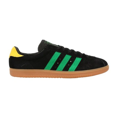 Shop Adidas Originals Padiham Sneakers In Core Black Wonder Glow Green