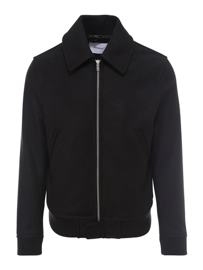 Shop Dondup Wool Jacket In Black