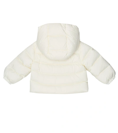 Shop Moncler Baby Nana Down Jacket In White