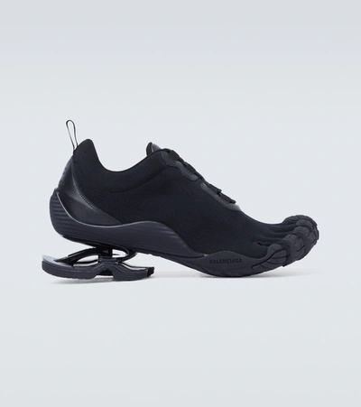 Shop Balenciaga Toe Low-top Sneakers In Black