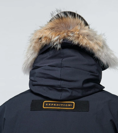 Shop Canada Goose Expedition Parka In Blue