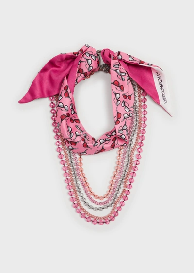 Shop Emporio Armani Necklaces - Item 50245625 In Pink