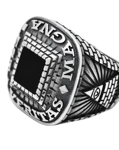 Shop Nove25 Masonic Magna Est Veritas Ring Ring Silver Size 7 925/1000 Silver