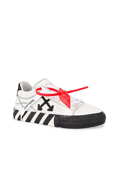 Shop Off-white New Arrow Low Vulcanized Sneaker In White & Black