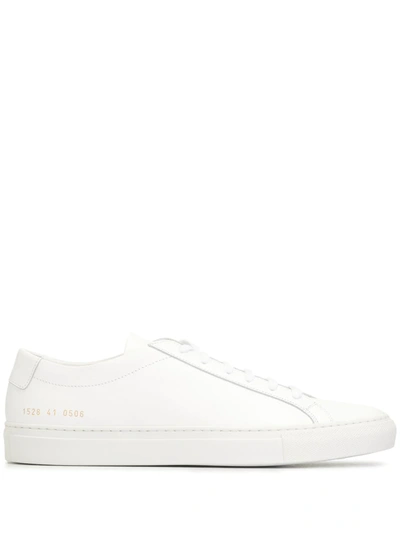 Shop Common Projects Achilles Lace-up Sneakers In White